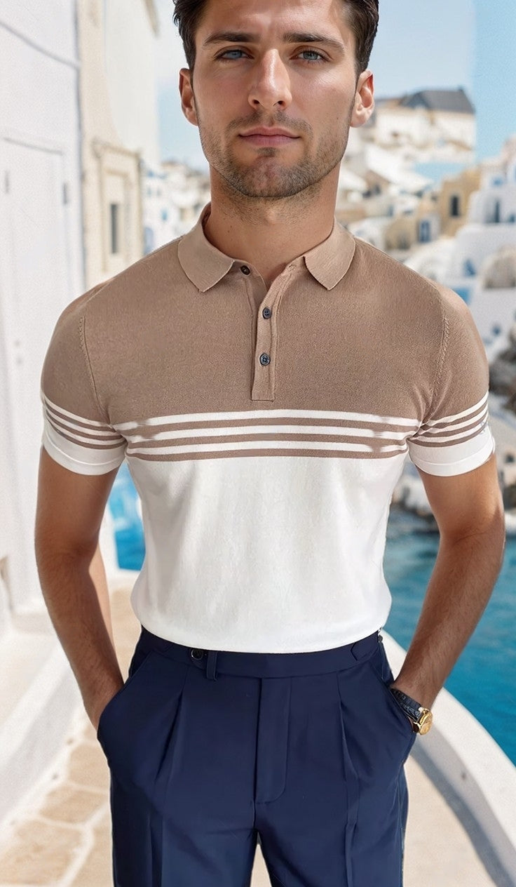 Cotton Polo Shirt Men