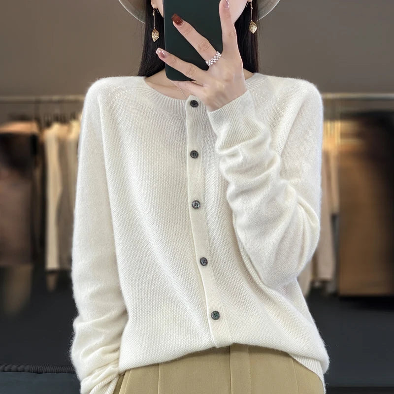 Merino Wool Cardigan