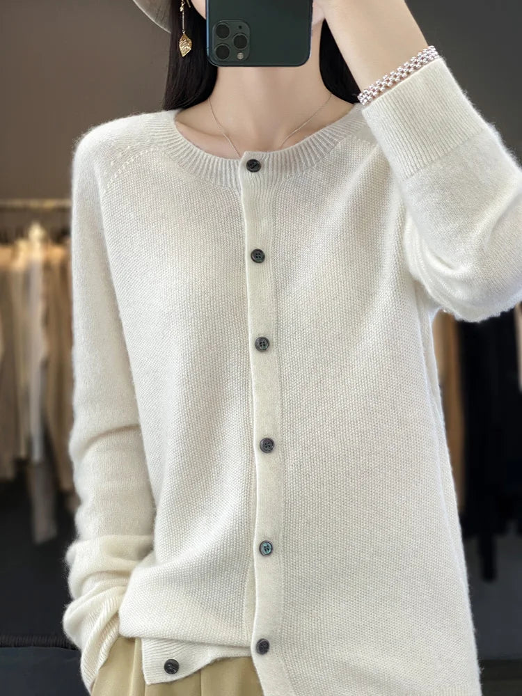 Merino Wool Cardigan