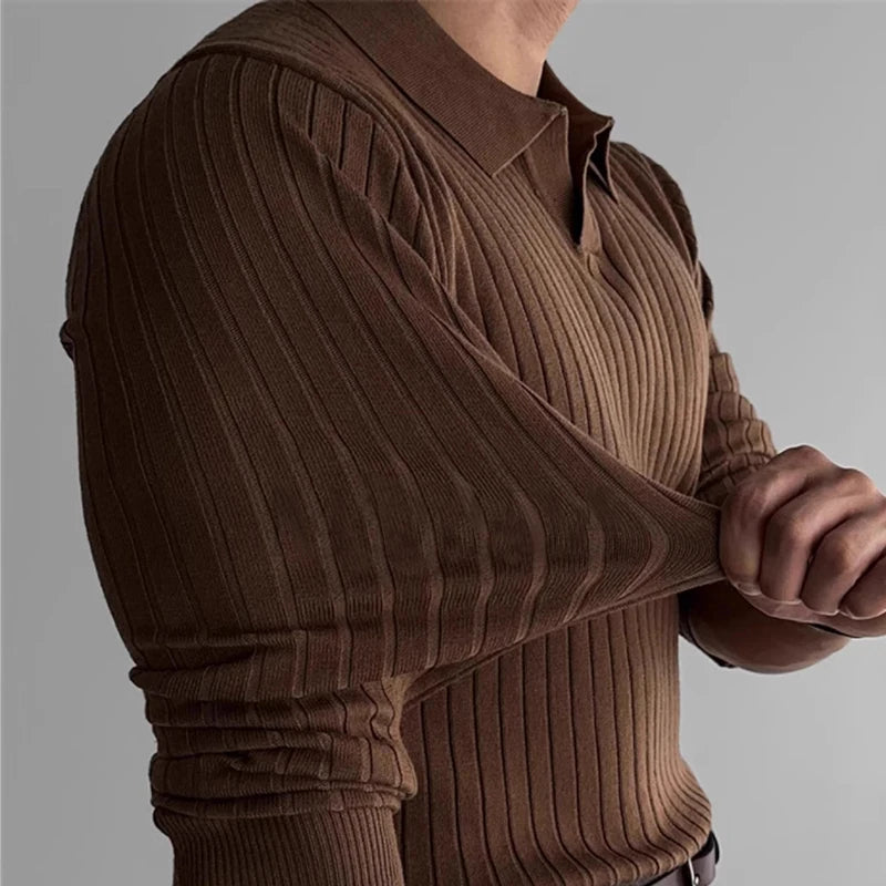 Long-Sleeve Polo