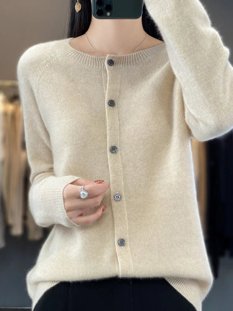 Merino Wool Cardigan