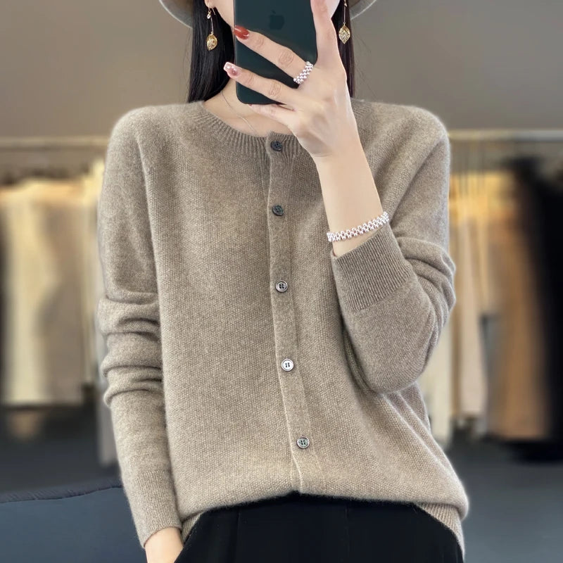 Merino Wool Cardigan