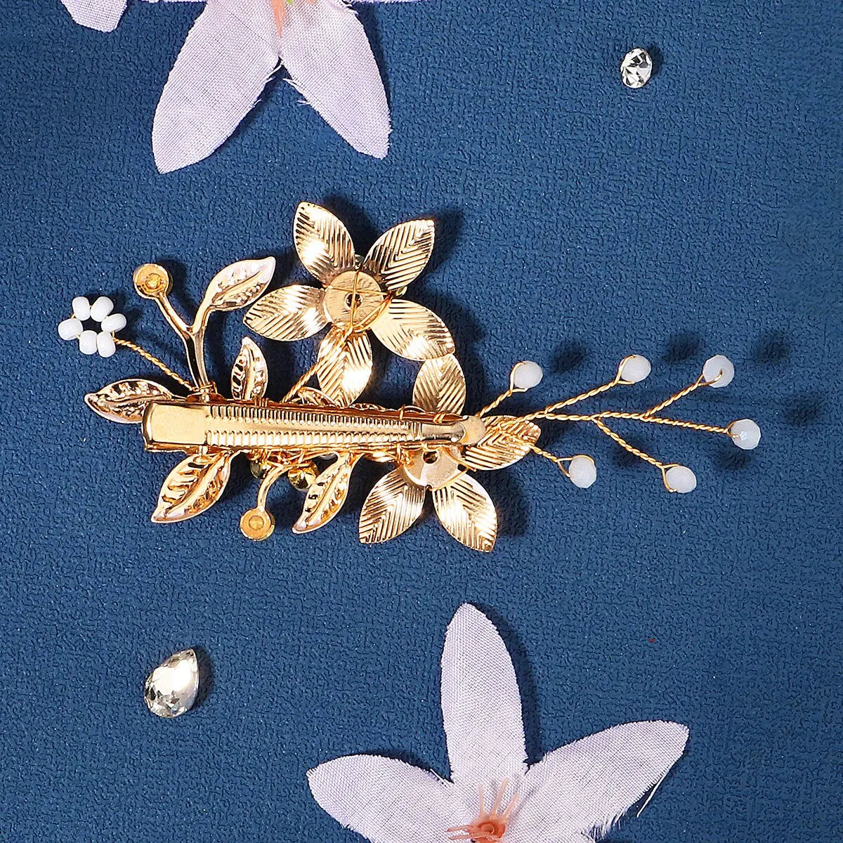 Pearl Flower Hair Clip