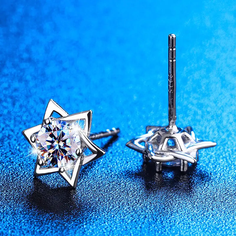Zircon Star Earrings