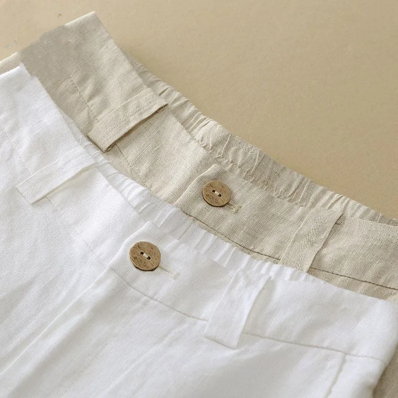 Summer Elegant Linen Trousers