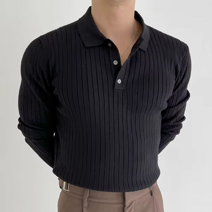 Long-Sleeve Polo