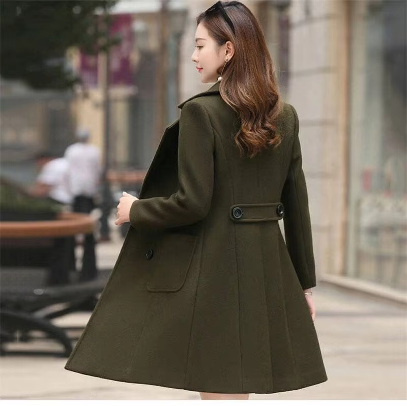 Slim Elegant Woolen Coat