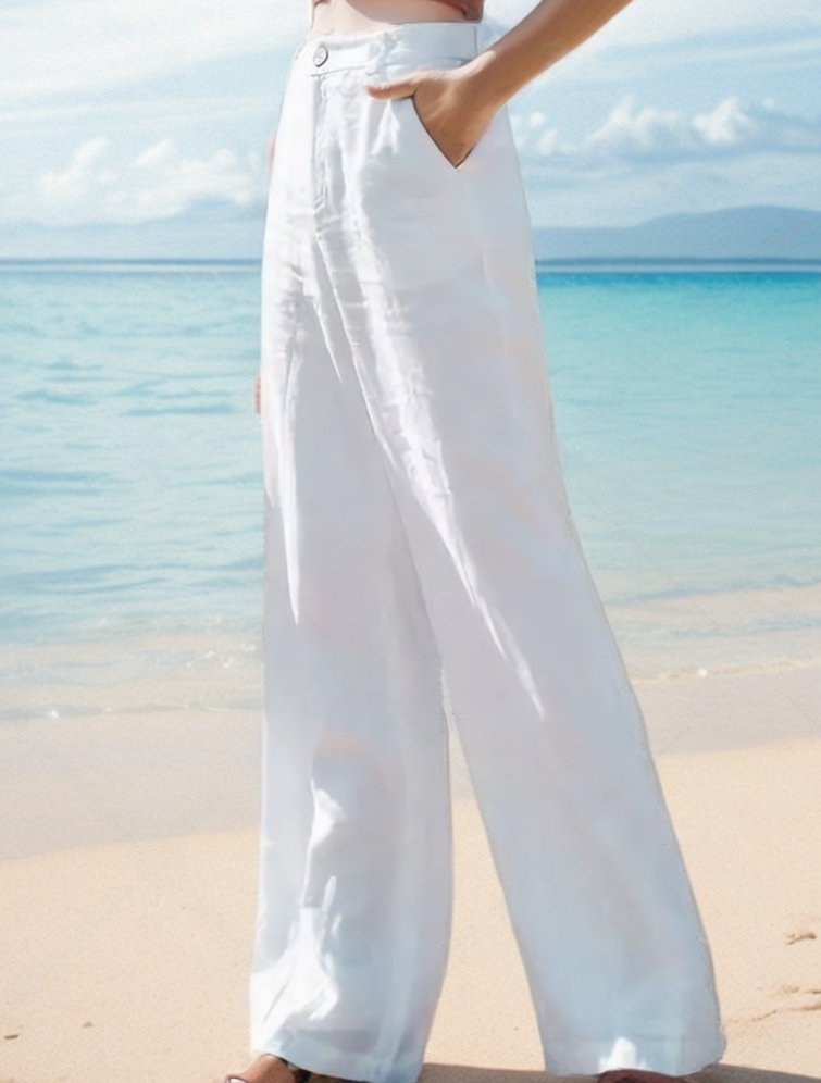 Summer Elegant Linen Trousers