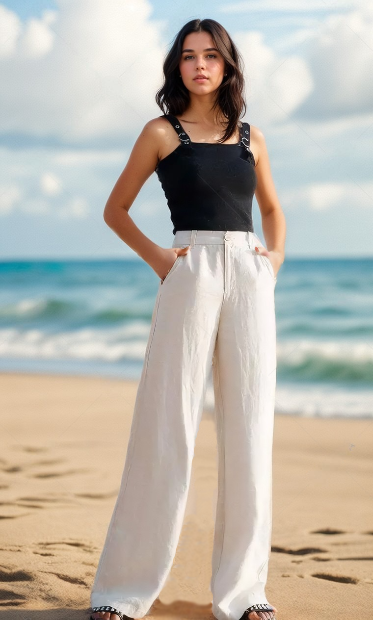 Summer Elegant Linen Trousers