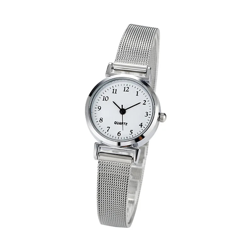 Small Silver Watch for Women