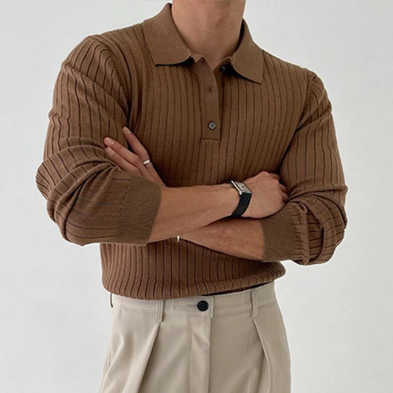 Long-Sleeve Polo