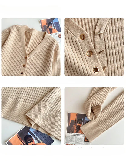Ribbed Knit Blouse