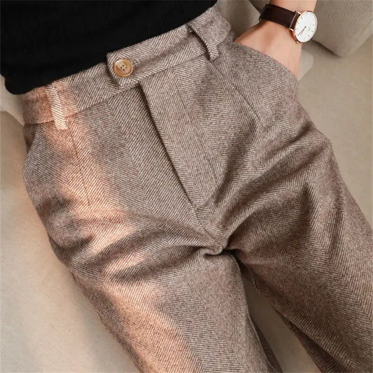 High Waisted Trousers