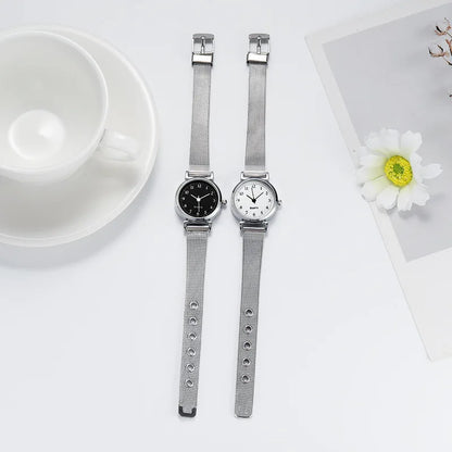 Small Silver Watch for Women